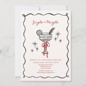 Jingle & Mingle – A Christmas Cocktail Party Kaart (Voorkant)