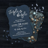 Jingle & Mingle Blauw Kerstfeest Kaart