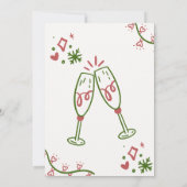 Jingle & Mingle Christmas Holiday Party Kaart (Achterkant)
