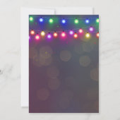 Jingle & Mingle Cocktail Kerstfeest Kaart (Achterkant)