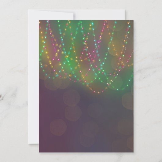 Jingle & Mingle Cocktail Kerstfeest Kaart (Achterkant)