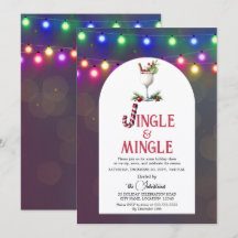Jingle & Mingle Cocktail Kerstvakantie Feestje