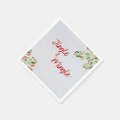 Jingle & Mingle Cocktail servetten (Hoek)