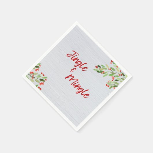 Jingle & Mingle Cocktail servetten (Hoek)