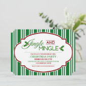 Jingle & Mingle Company, Uitnodiging voor kerstfee (Staand voorkant)