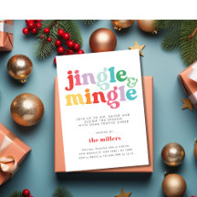 Jingle & Mingle Feestelijk Kleurrijk Kerstfeest
