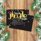 Jingle & Mingle Feestelijke Kerstfeest uitnodiging