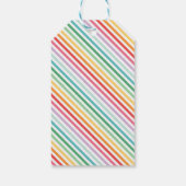 Jingle & Mingle Feestelijke Kleurrijke Kerstmis Cadeaulabel (Achterkant)