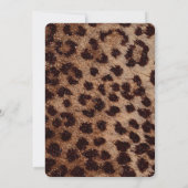 Jingle & Mingle Goud Glam Luipaard Kerstfeest Kaart (Achterkant)