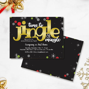 Jingle & Mingle Goud Rood en Groen Kerstfeest