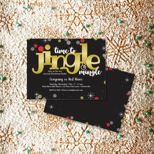 Jingle & Mingle Goud Rood en Groen Kerstfeest