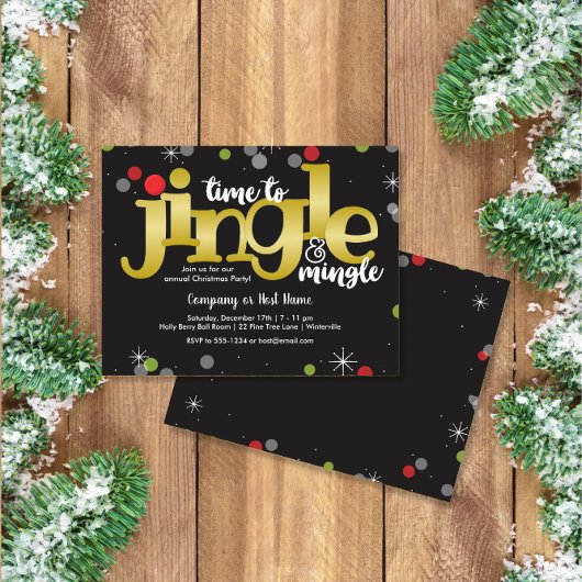 Jingle & Mingle Goud Rood en Groen Kerstfeest