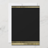 Jingle & Mingle Gouden Bedrijfs Kerstfeest Kaart (Achterkant)