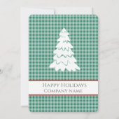 Jingle Mingle grappig Santa rendier vakantie feest Kaart (Achterkant)