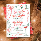 Jingle & Mingle | Holiday Cocktail Party Kaart