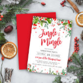 Jingle & Mingle Kerstfeest Holly Berries Kaart
