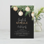 Jingle & Mingle Kerstfeest Kaart (Staand voorkant)