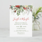 Jingle & Mingle kerstfeest Kaart (Staand voorkant)