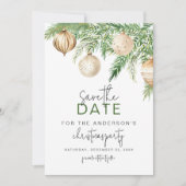 Jingle & Mingle Kerstfeest Party Save The Date (Voorkant)