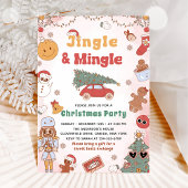 Jingle Mingle Kerstfeest Uitnodiging