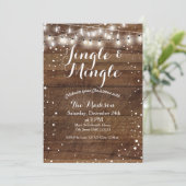 Jingle & Mingle-kerstfeestdag Kaart (Staand voorkant)