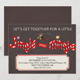 Jingle & Mingle-kerstfeestdag Kaart