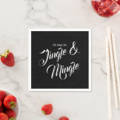 Jingle & Mingle Kerstfeestdag — Napkin Servet (Insitu)