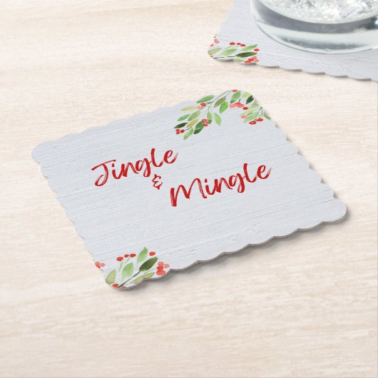 Jingle & Mingle Onderzetters (Gebogen)