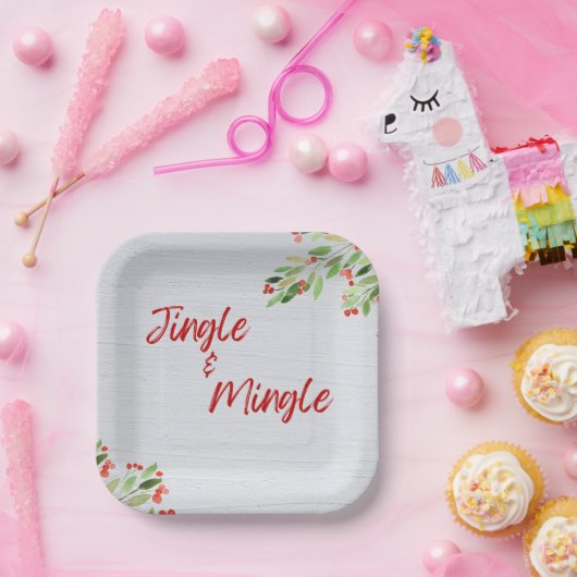Jingle & Mingle Paper Borden Papieren Bordje (Feest)