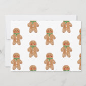 Jingle & Mingle peperkoek brief kerstfeest Kaart (Achterkant)