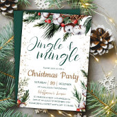 Jingle & Mingle | Pine groen kerstfeest Kaart