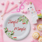 Jingle & Mingle Ronde Papier Borden Papieren Bordje (Feest)