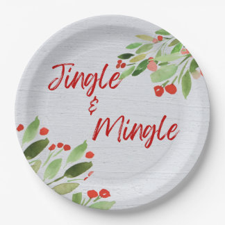 Jingle & Mingle Ronde Papier Borden Papieren Bordje