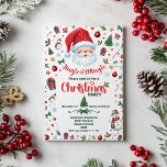 Jingle & Mingle Schattige Kerstfeest Kaart<br><div class="desc">Schattigee Santa Jingle & Mingle Feestelijke Kerstfeest Uitnodiging Maak je klaar om te jingle en mengen op onze feestelijke kerstfeest! Deze schattige uitnodiging is voorzien van een schattige kerstman klaar om vakantie juichen verspreiden. Ideaal voor een familiefeest, kantoor-feest of een feestelijke gelegenheid. Belangrijkste kenmerken: Schattig ontwerp: een charmante Santa Claus-afbeelding...</div>