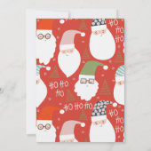 Jingle & Mingle Schattige kerstfeestje Kaart (Achterkant)