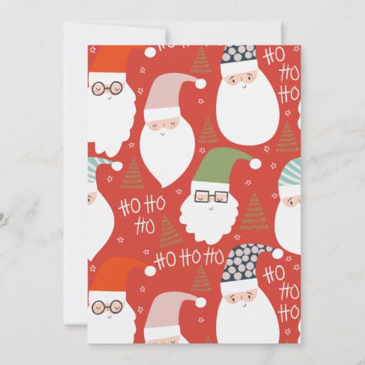 Jingle & Mingle Schattige kerstfeestje Kaart (Achterkant)