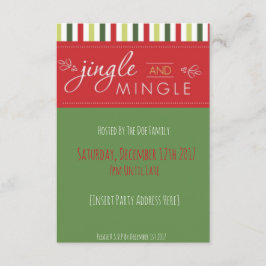 Jingle & Mingle! Uitnodiging voor kerstfeest
