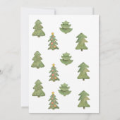 Jingle & Mingle waterverf Kerstfeest Kaart (Achterkant)