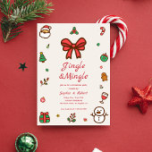 Jingle & Mingle Whimsy Doodle Lijst Kerstfeest Kaart