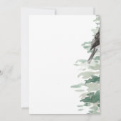 Jingle Mingle Woodland Tree & Bird Party Invite Kaart (Achterkant)