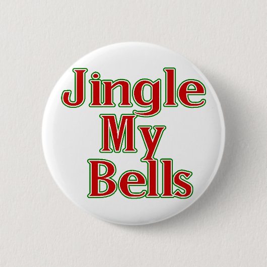 Jingle My Bells (2) Ronde Button 5,7 Cm (Voorkant)