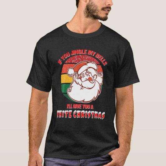 Jingle My Bells Funny Injuist kerstschip T-shirt (Voorkant)