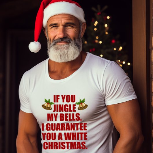 Jingle My Bells voor een witte kerst T-shirt