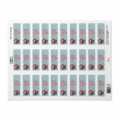 Jingle Paws Boxer Hond  Etiket (Full Sheet)