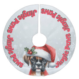 Jingle Paws en Boxer Dog Joy Kerstboom Rok