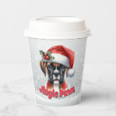 Jingle Paws en Boxer Dog Joy Papieren Bekers (Voorkant)