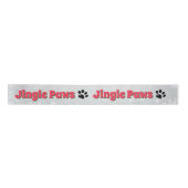 Jingle Paws en Boxer Dog Joy Satijnen Lint (Voorkant)