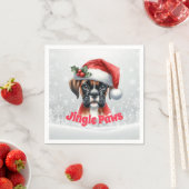 Jingle Paws en Boxer Dog Joy Servet (Insitu)
