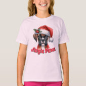 Jingle Paws en Boxer Dog Joy T-shirt (Voorkant)