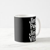 Jingle Paws Jingle Vitals Funny Vet Nurse Xmas  Koffiemok (Voorkant rechts)